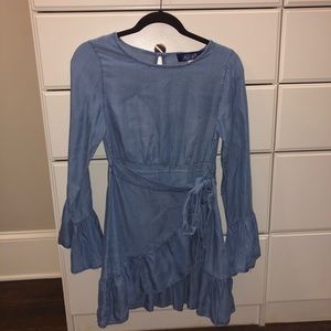 Long Sleeve Ruffle Dress